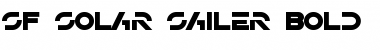 SF Solar Sailer Bold Font