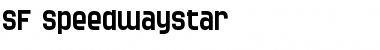 SF Speedwaystar Regular Font