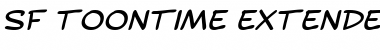 SF Toontime Extended Italic Font