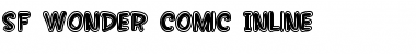 SF Wonder Comic Inline Regular Font