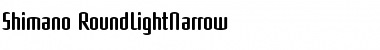 Shimano Regular Font