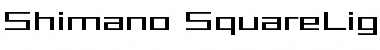 Shimano Regular Font