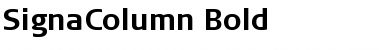 SignaColumn-Bold Regular Font