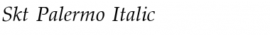 Skt Palermo Italic Font