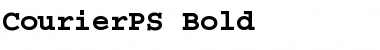CourierPS Bold Font