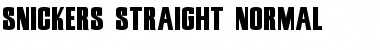 Download Snickers Straight Font