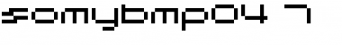 somybmp04_7 Regular Font