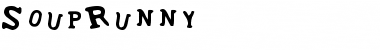 SoupRunny Regular Font