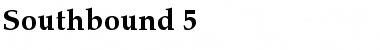 Southbound 5 Regular Font