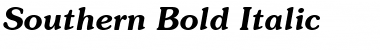 Southern Bold Italic Font