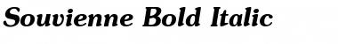 Souvienne Bold Italic Font