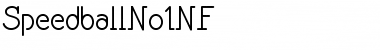 SpeedballNo1NF Regular Font