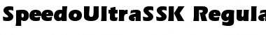 SpeedoUltraSSK Regular Font