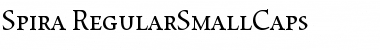 Spira-RegularSmallCaps Regular Font