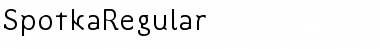 SpotkaRegular Regular Font