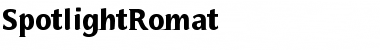 SpotlightRomat Regular Font