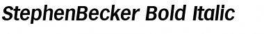 Download StephenBecker Font