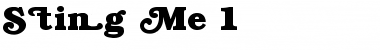 Sting Me 1 Bold Font