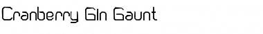 Download Cranberry Gin Gaunt Font