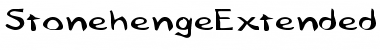 StonehengeExtended Regular Font