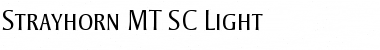Download Strayhorn MT SC Light Font