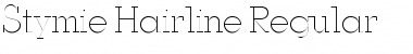Stymie Hairline Regular Font