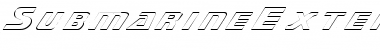 SubmarineExtendedOutline Regular Font