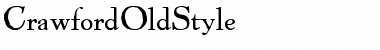 CrawfordOldStyle Regular Font