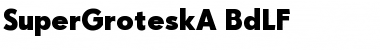 SuperGroteskA Regular Font