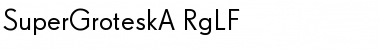 SuperGroteskA Regular Font