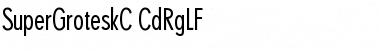 SuperGroteskC Regular Font