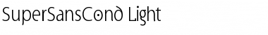 SuperSansCondLight Regular Font