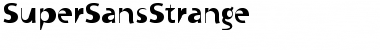 SuperSansStrange Regular Font