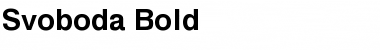 Svoboda Bold Font