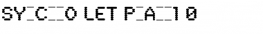 Synchro LET Plain Font