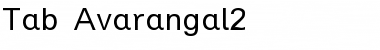 TabAvarangal2 Regular Font