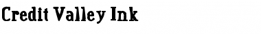 Credit Valley Ink Regular Font