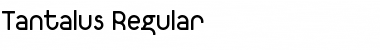 Tantalus Regular Font