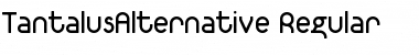 TantalusAlternative Regular Font