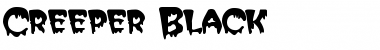 Creeper Black Font