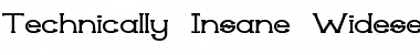 Download Technically Insane Widesemibold Font