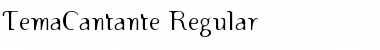 TemaCantante Regular Font