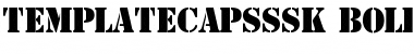 Download TemplateCapsSSK Font