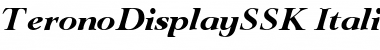 Download TeronoDisplaySSK Font