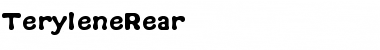 Terylene Regular Font