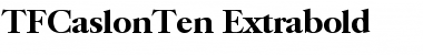 TFCaslonTen Extrabold Font