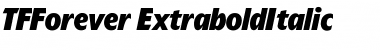 TFForever Extrabold Font