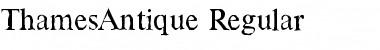 ThamesAntique Regular Font
