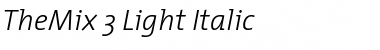 TheMix Italic Font