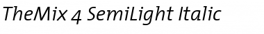 TheMix Italic Font